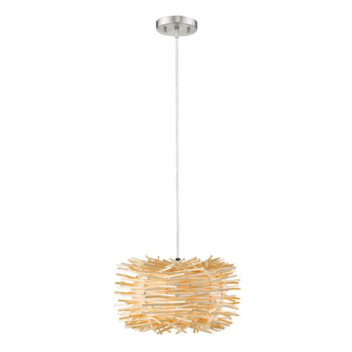 Z-Lite Sora 1- Light Pendant, Brushed Nickel - 459-12NAT