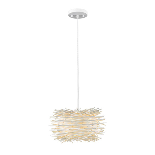 Z-Lite Sora 1- Light Pendant, White - 459-12WH