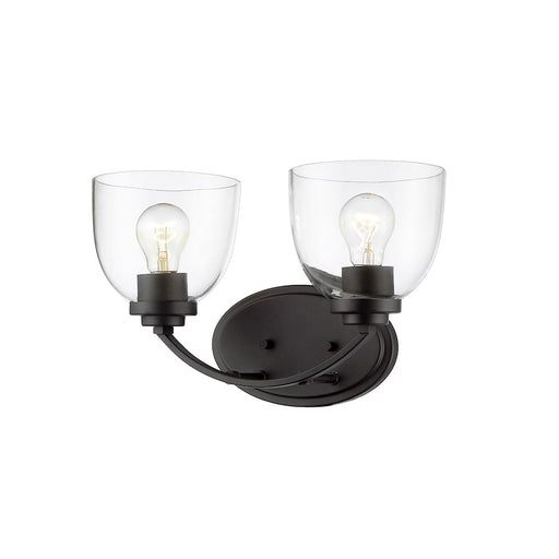 Z-Lite Ashton 2 Light Vanity, Bronze - 460-2V-BRZ