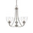 Z-Lite Ashton 3 Light Chandelier, Brushed Nickel - 460-3-BN