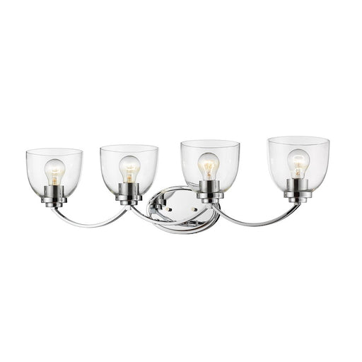 Z-Lite Ashton 4 Light Vanity, Chrome - 460-4V-CH