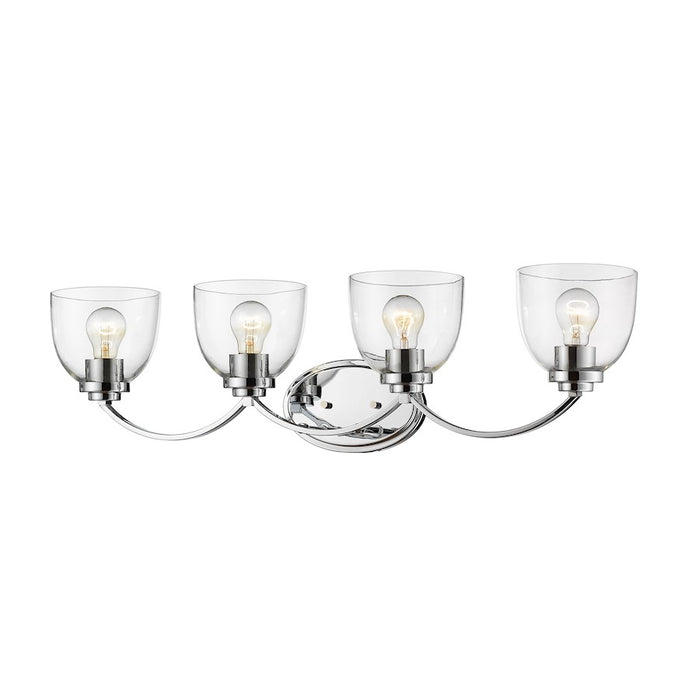 Z-Lite Ashton 4 Light Vanity, Chrome - 460-4V-CH