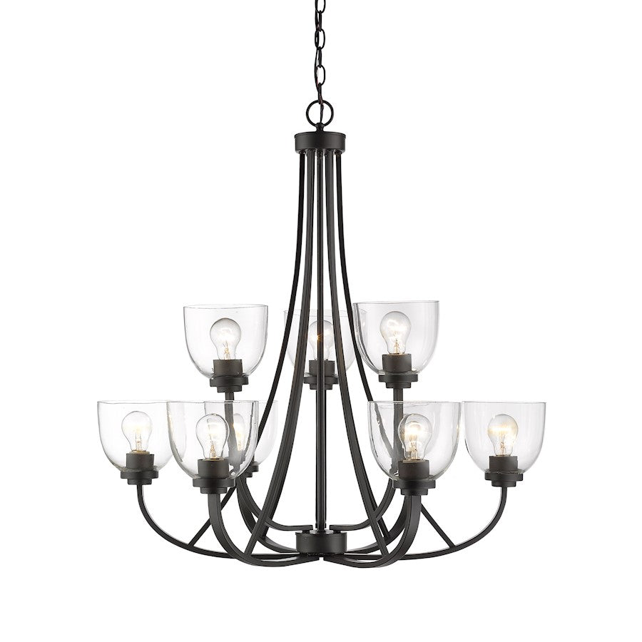 Z-Lite Ashton 9 Light Chandelier, Bronze - 460-9-BRZ