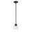 Z-Lite Ashton 1 Light Mini Pendant, Bronze - 460MP-BRZ