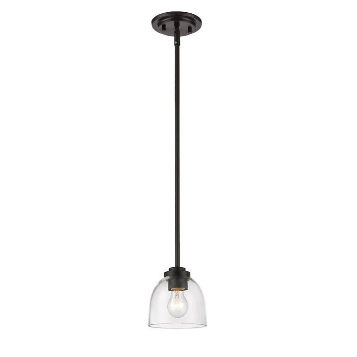 Z-Lite Ashton 1 Light Mini Pendant, Bronze - 460MP-BRZ