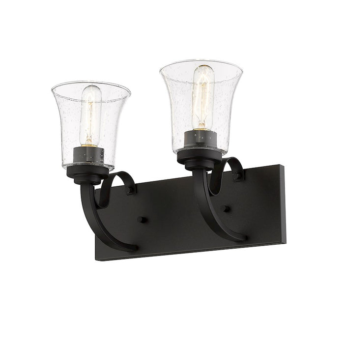 Z-Lite Halliwell 2 Light Vanity, Bronze/Seedy - 461-2V-BRZ