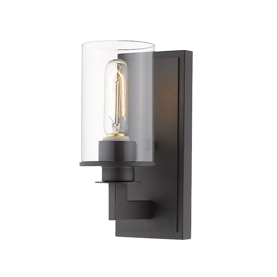 Z-Lite Savannah 1 Light Wall Sconce, Bronze - 462-1S-BRZ