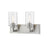Z-Lite Savannah 2 Light Vanity, Brushed Nickel - 462-2V-BN