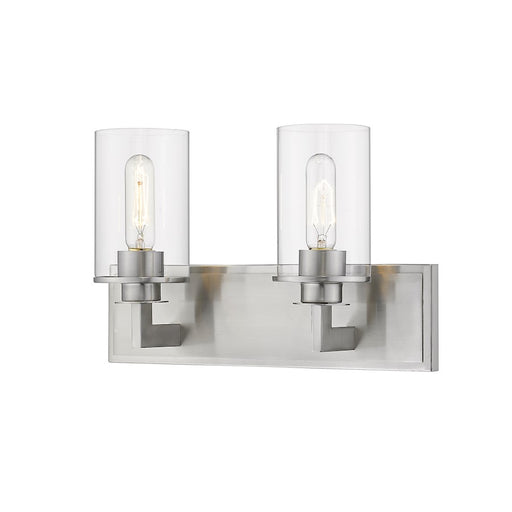 Z-Lite Savannah 2 Light Vanity, Brushed Nickel - 462-2V-BN