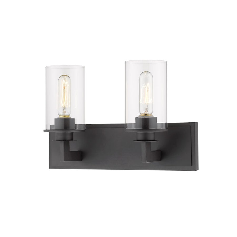 Z-Lite Savannah 2 Light Vanity, Bronze - 462-2V-BRZ