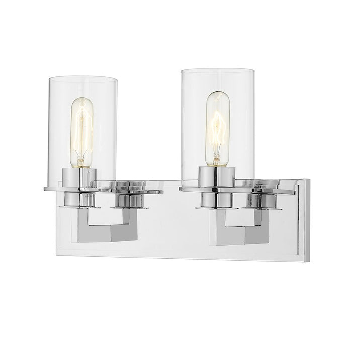 Z-Lite Savannah 2 Light Vanity, Chrome - 462-2V-CH