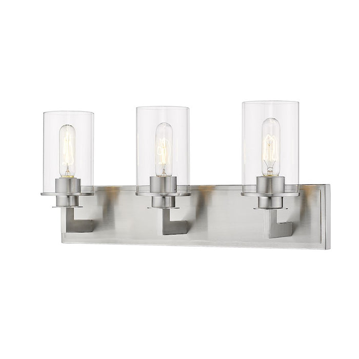 Z-Lite Savannah 3 Light Vanity, Brushed Nickel - 462-3V-BN