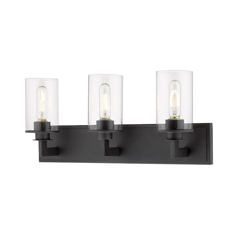 Z-Lite Savannah 3 Light Vanity, Bronze - 462-3V-BRZ