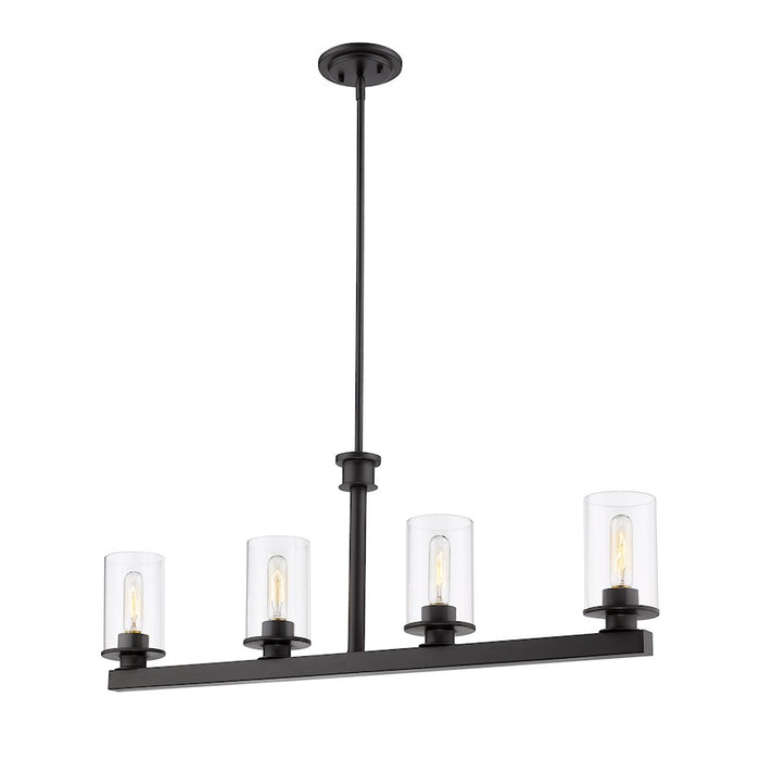Z-Lite Savannah 4 Light Island/Billiard, Bronze - 462-4L-BRZ