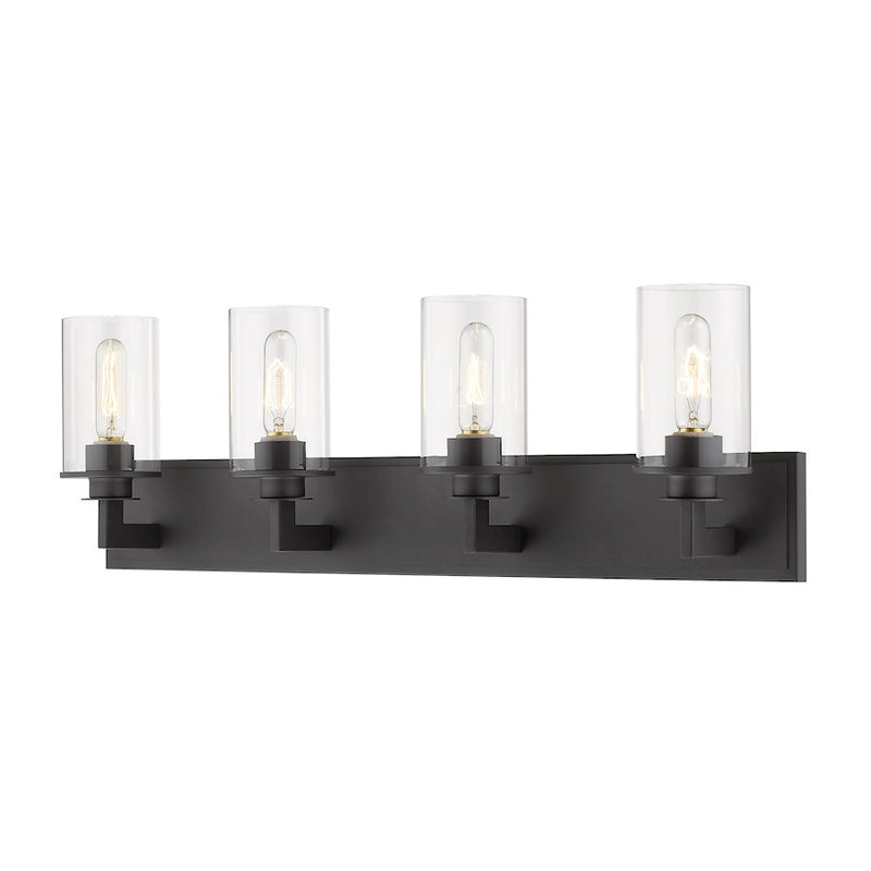 Z-Lite Savannah 4 Light Vanity, Bronze - 462-4V-BRZ
