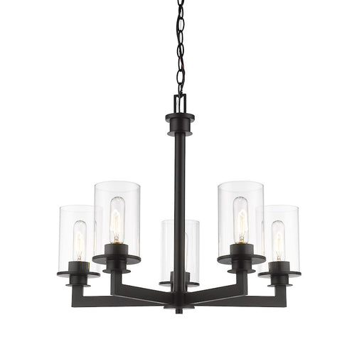 Z-Lite Savannah 5 Light Chandelier, Bronze - 462-5BRZ
