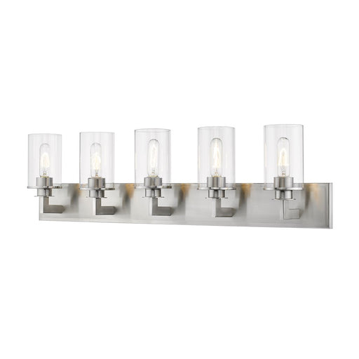 Z-Lite Savannah 5 Light Vanity, Brushed Nickel - 462-5V-BN