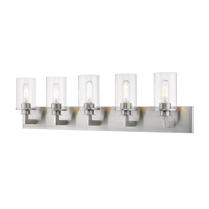 Z-Lite Savannah 5 Light Vanity, Brushed Nickel - 462-5V-BN