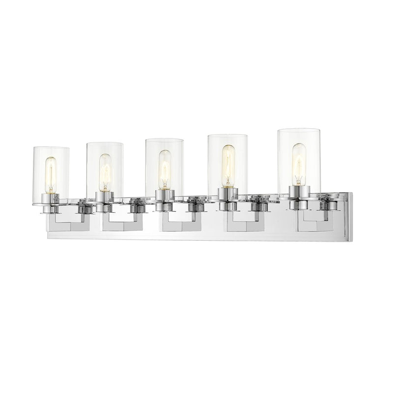 Z-Lite Savannah 5 Light Vanity, Chrome - 462-5V-CH