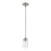 Z-Lite Savannah 1 Light Mini Pendant, Brushed Nickel - 462MP-BN