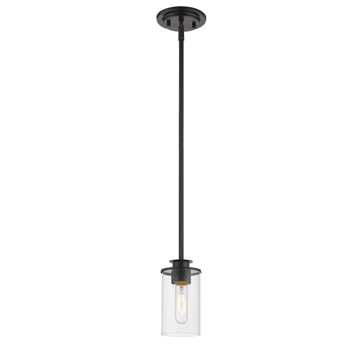 Z-Lite Savannah 1 Light Mini Pendant, Bronze - 462MP-BRZ
