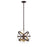 Z-Lite Cavallo 3 Light Pendant, Hammered Bronze/Olde Brass - 463-12HBRZ-OBR