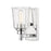 Z-Lite Bohin 1 Light Wall Sconce in Chrome/Clear Seedy