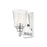 Z-Lite Bohin 1 Light Wall Sconce in Chrome/Clear Seedy
