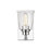 Z-Lite Bohin 1 Light Wall Sconce in Chrome/Clear Seedy