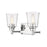 Z-Lite Bohin 2 Light Vanity in Chrome/Clear Seedy