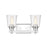 Z-Lite Bohin 2 Light Vanity in Chrome/Clear Seedy