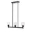 Z-Lite Bohin 3 Light Island/Billiard, Matte Black/Seedy - 464-3L-MB