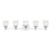 Z-Lite Bohin 5 Light Vanity in Chrome/Clear Seedy