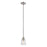 Z-Lite Bohin 1 Light Mini Pendant, Brushed Nickel/Seedy - 464MP-BN