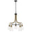 Z-Lite Kraken Chandelier, Matte Black