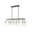 Z-Lite 8 -Lt Kraken 15" Island/Billiard, Matte Black/Olde Brass