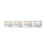 Z-Lite 4 Light Fallon 28" Vanity, Chrome/Frosted