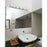 Z-Lite Fallon 5 Light Vanity, Chrome/Clear/Frosted