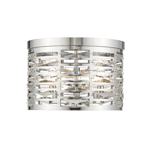 Z-Lite Cronise Flush Mount, Chrome