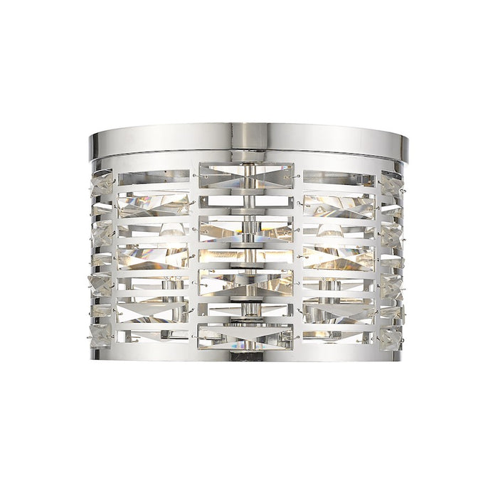 Z-Lite Cronise Flush Mount, Chrome
