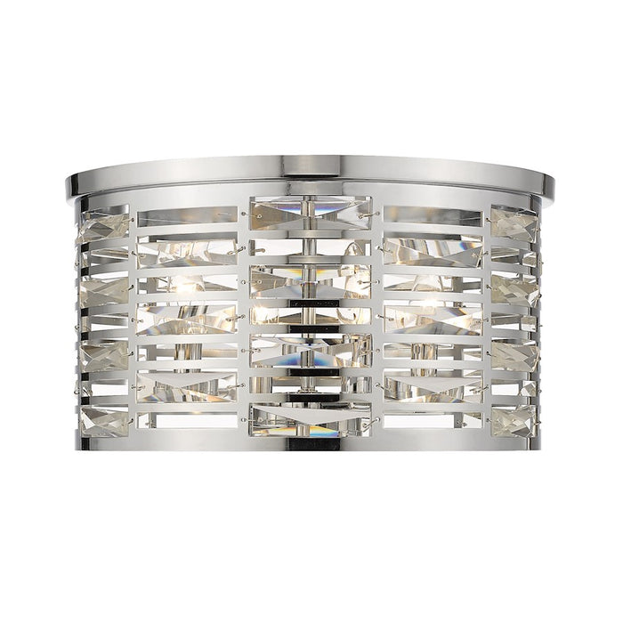 Z-Lite Cronise Flush Mount, Chrome
