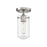 Z-Lite Delaney 1 Light 10.5" Flush Mount, Clear