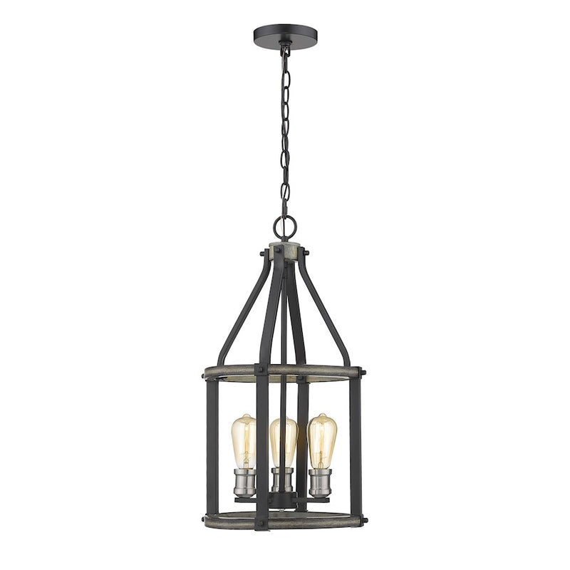 Z-Lite Kirkland Pendant, Ashen