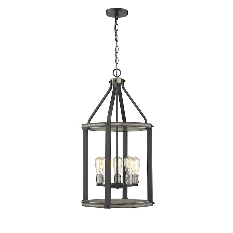 Z-Lite Kirkland Pendant, Ashen