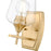 Z-Lite Joliet 1 Light Wall Sconce, Burnished Brass/Clear