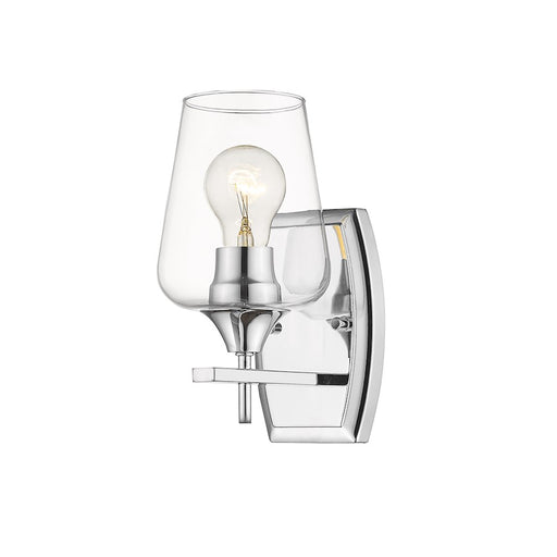 Z-Lite Joliet 1 Light Wall Sconce, Chrome - 473-1S-CH