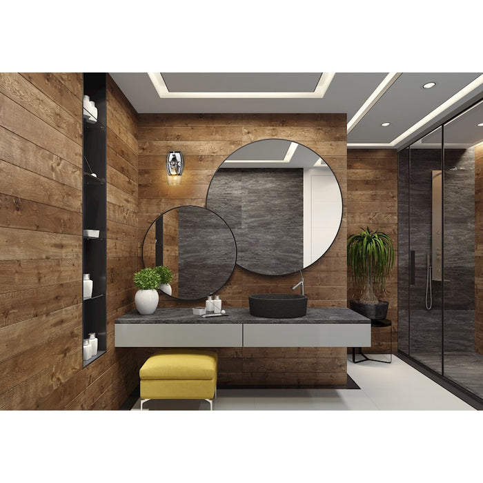 Z-Lite Joliet 1 Light Wall Sconce, Chrome