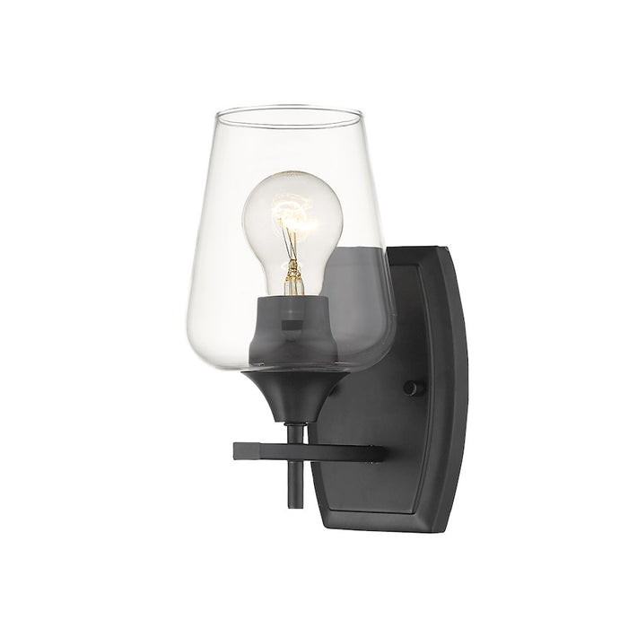 Z-Lite Joliet 1 Light Wall Sconce, Matte Black - 473-1S-MB