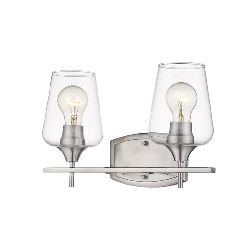 Z-Lite Joliet 2 Light Vanity, Brushed Nickel - 473-2V-BN