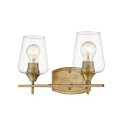 Z-Lite Joliet 2 Light Vanity, Olde Brass - 473-2V-OBR